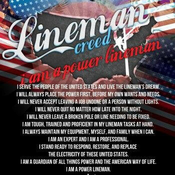 Lineman Creed