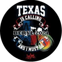 Beryl Hurricane Sticker