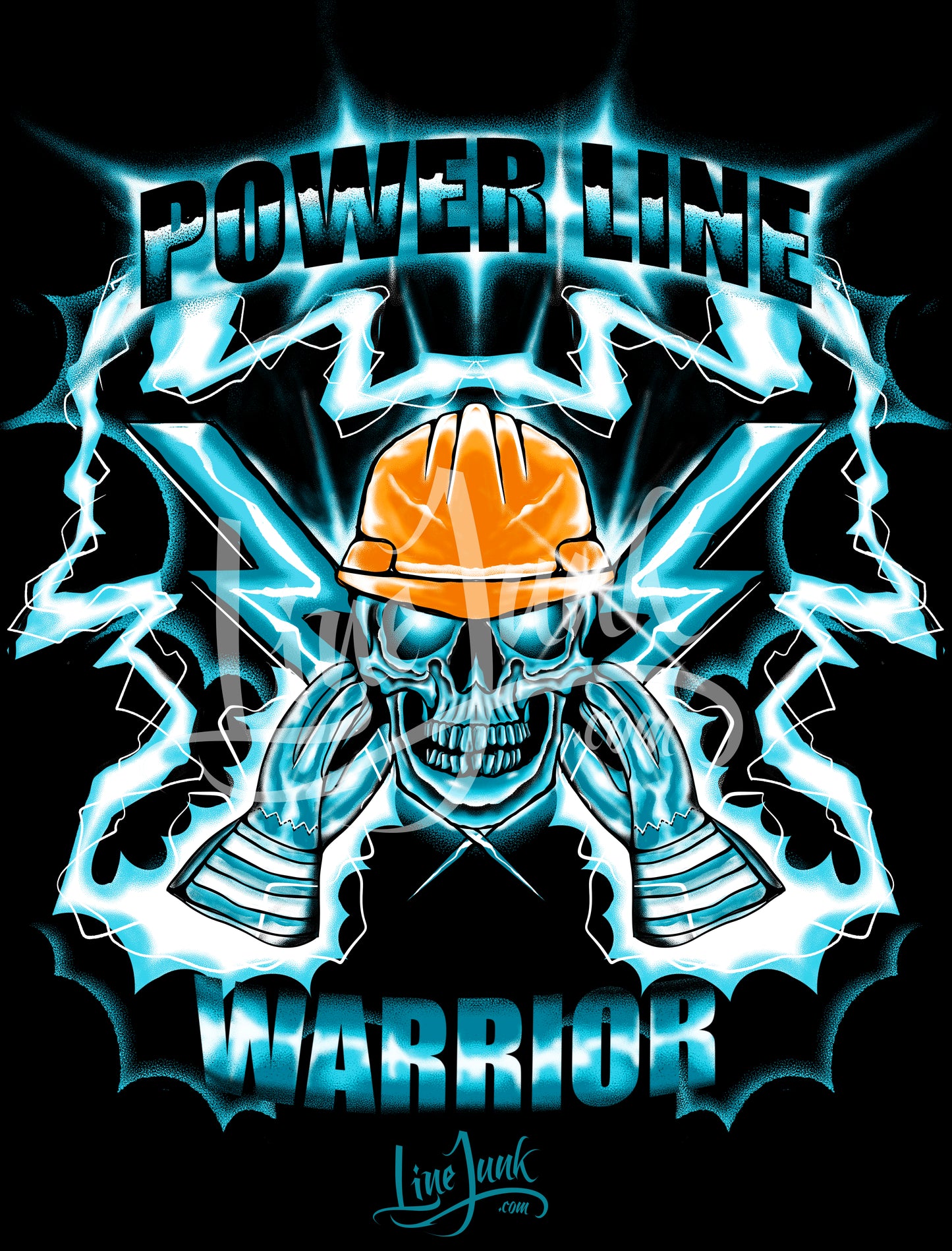 Powerline Warrior Lineman Tshirt