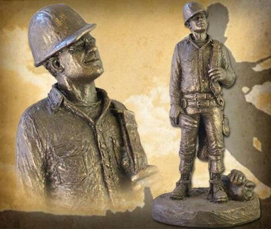 Lineman Statue TO THE TOP – BRONZETONE MG116 Statue